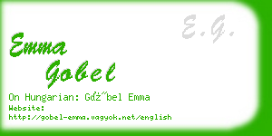 emma gobel business card